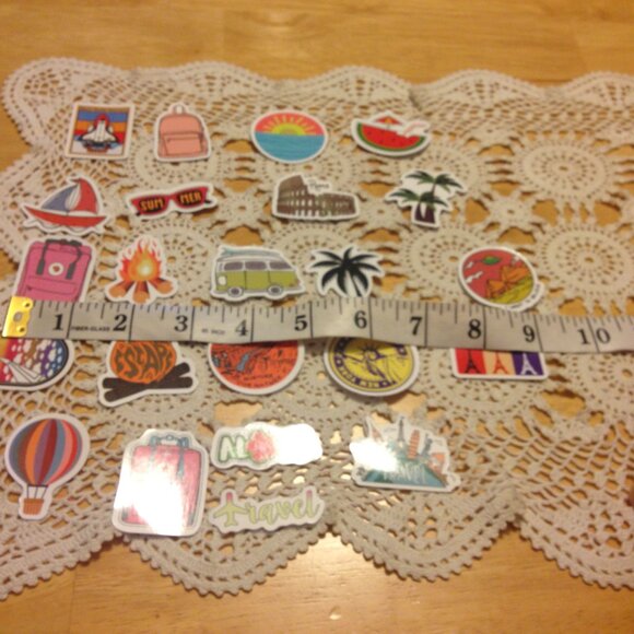 Travel Theme Cellphone Stickers Bundle - Picture 2 of 8